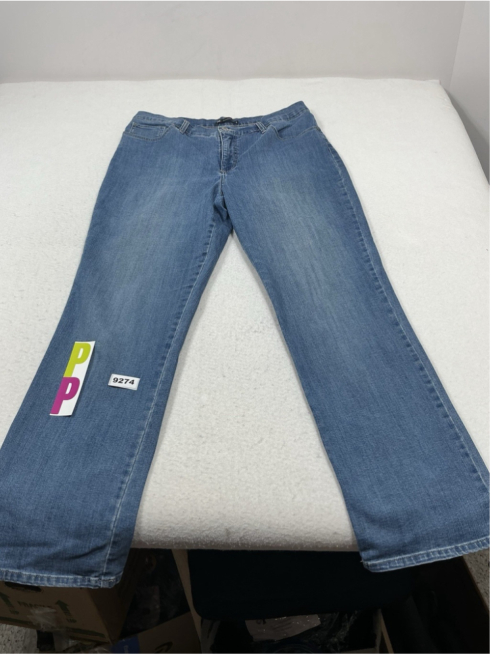 Womans Excellent Lee 1889 Classic Fit Blue Jeans 14 M